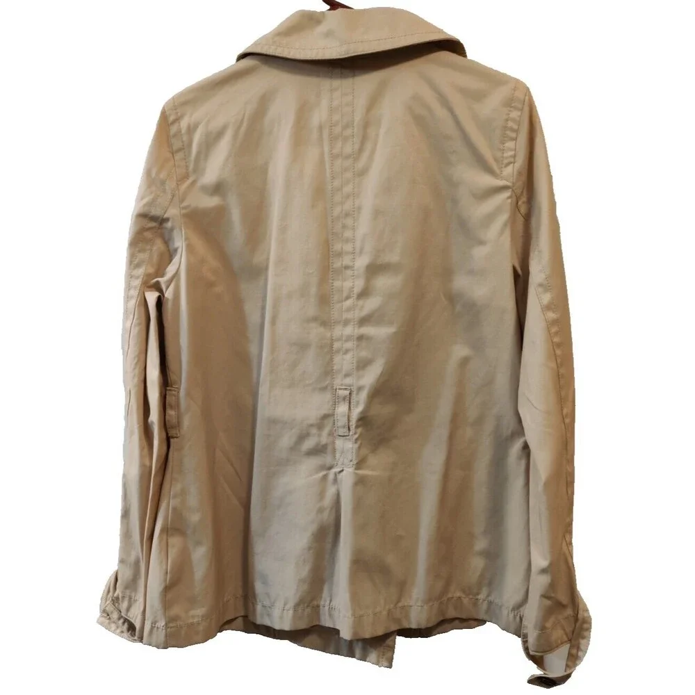 St. Johns Bay Double Breasted Lightweight Khaki Jacket / Women's L/ Nice / S57 - Picture 2 of 10